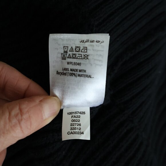 Sweater Dress - Black Turtle Neck Dress - Size Small - Picture 9 of 9